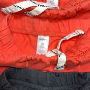 Carters knit shorts lot of 3